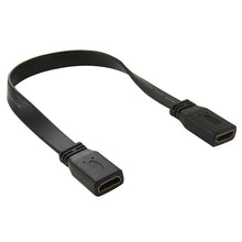 Load image into Gallery viewer, 30cm High Speed V1.4 HDMI 19 Pin Female to HDMI 19 Pin Female Connector Adapter Cable, HDMI AF to AF