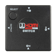 Load image into Gallery viewer, 3 Ports 1080P HDMI Switch, 3 Port 1080P HDMI