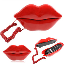 Load image into Gallery viewer, Sexy Red Hot lips Shape Wire Corded Telephone, Sexy Red Hot lips Telephone