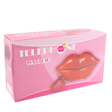 Load image into Gallery viewer, Sexy Red Hot lips Shape Wire Corded Telephone, Sexy Red Hot lips Telephone