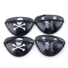 Load image into Gallery viewer, Halloween Props Plastic Pirate Eye Patches, Random Pattern Delivery, Pirate Eye Patches