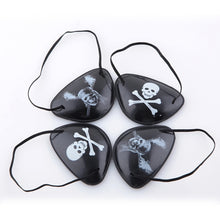 Load image into Gallery viewer, Halloween Props Plastic Pirate Eye Patches, Random Pattern Delivery, Pirate Eye Patches