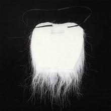 Load image into Gallery viewer, White Bushy Mustache Fake Beard with Elastic Strap, White Bushy Mustache