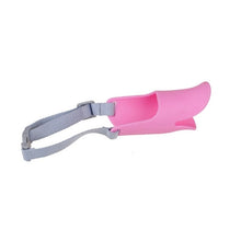Load image into Gallery viewer, Cute Duck Mouth Shape Silicone Muzzle for Pet Dog, Size: S, S  Pink, S  Coffee, S  Yellow