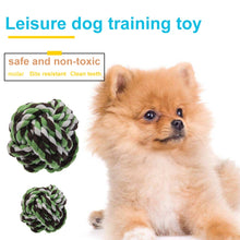 Load image into Gallery viewer, Cotton Rope Ball for Pets / Dog Cat Toy, Diameter 7.5cm (Random Color Delivery), Cotton Rope Ball