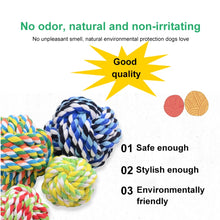Load image into Gallery viewer, Cotton Rope Ball for Pets / Dog Cat Toy, Diameter 7.5cm (Random Color Delivery), Cotton Rope Ball