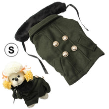 Load image into Gallery viewer, Gorgeous Woolen Cloth with Fur Collar Dog Coat Pet Clothes, Size: XL , Size: S(Deep Green), Size: M (Deep Green), Size: L (Deep Green), Size: XL (Deep Green)