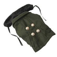 Load image into Gallery viewer, Gorgeous Woolen Cloth with Fur Collar Dog Coat Pet Clothes, Size: XL , Size: S(Deep Green), Size: M (Deep Green), Size: L (Deep Green), Size: XL (Deep Green)