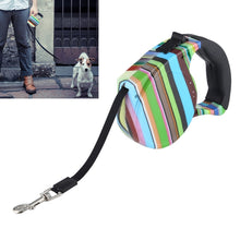 Load image into Gallery viewer, Easy Operation Retractable Flexible Dog Leash, 5m Color Strip Style