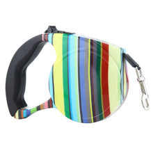Load image into Gallery viewer, Easy Operation Retractable Flexible Dog Leash, 5m Color Strip Style