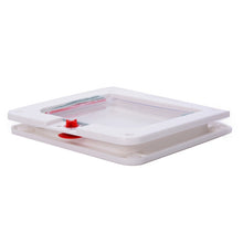 Load image into Gallery viewer, Cat / Small-scale Dog Friendly Transparent Flap, Universal 4 Way Locking, White