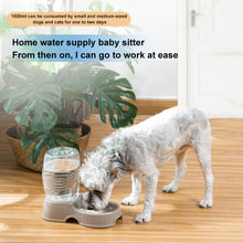 Load image into Gallery viewer, Utility Automatic Drinking Water Dispenser Detachable Bottle with Dish Feeder for Cats and Dogs， Random Color Delivery, Detachable Bottle with Dish Feeder