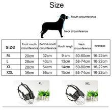Load image into Gallery viewer, Steel Cage Style Dog Basket Wire Muzzle Protective Snout Cover with Leather Strap, Size: XXL, Size: XXL
