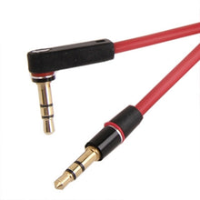 Load image into Gallery viewer, 1.2m Aux Audio Cable 3.5mm Elbow Male to Straight  Male, Compatible with Phones, Tablets, Headphones, MP3 Player, Car/Home Stereo &amp; More