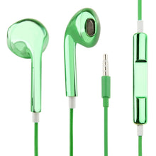 Load image into Gallery viewer, 3.5mm Stereo Electroplating Wire Control Earphone for Android Phones / PC / MP3 Player / Laptops