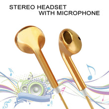 Load image into Gallery viewer, 3.5mm Stereo Electroplating Wire Control Earphone for Android Phones / PC / MP3 Player / Laptops