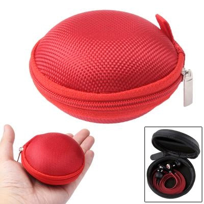 Grid Style Carrying Bag Box for Headphone / Earphone