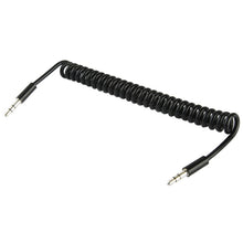 Load image into Gallery viewer, Spring Coiled 3.5mm Aux Cable, Compatible with Phones, Tablets, Headphones, MP3 Player, Car/Home Stereo &amp; More, Length: 20cm up to 80cm