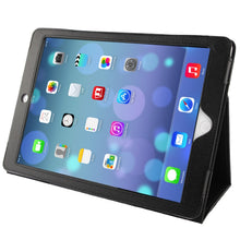 Load image into Gallery viewer, Litchi Texture Flip Leather Case with Holder &amp; Sleep / Wake-up Function for iPad Air