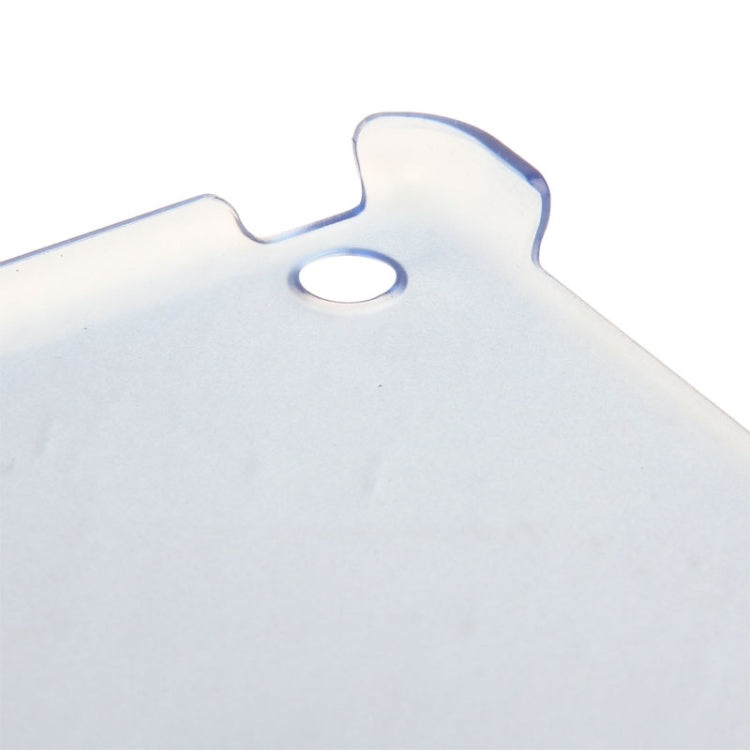 3-folding Leather Cover Frosted Plastic Case with Holder & Sleep / Wake-up Function for iPad Air