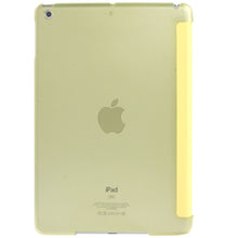 Load image into Gallery viewer, 3-folding Leather Cover Frosted Plastic Case with Holder &amp; Sleep / Wake-up Function for iPad Air