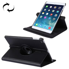 Load image into Gallery viewer, For iPad 9.7 (2018) &amp; iPad 9.7 (2017) &amp; Air 2 &amp; Air 360 Degree Rotation Litchi Texture Leather Case with 2 Gears Holder