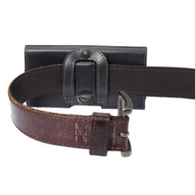 Load image into Gallery viewer, Crazy Horse Texture Vertical Flip Leather Case / Waist Bag with Back Splint for iPhone 5G