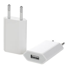 Load image into Gallery viewer, 5V / 1A (US Plug) USB Charger Adapter For  iPhone, Galaxy, Huawei, Xiaomi, LG, HTC and Other Smart Phones, Rechargeable Devices, UK Plug, EU Plug