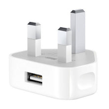Load image into Gallery viewer, 5V / 1A (US Plug) USB Charger Adapter For  iPhone, Galaxy, Huawei, Xiaomi, LG, HTC and Other Smart Phones, Rechargeable Devices, UK Plug, EU Plug