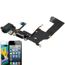 Load image into Gallery viewer, Original Tail Connector Charger Flex Cable + Headphone Audio Jack Ribbon Flex Cable for iPhone 5
