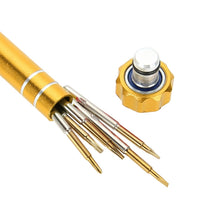 Load image into Gallery viewer, 5 in 1 Gold Series Screwdriver Sets (T5 / T6 / 1.2 / 1.5 / 0.8)