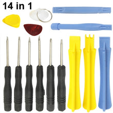Load image into Gallery viewer, 14 in 1 (Screwdrivers + Plastic Opening Tools) Professional Premium Precision Phone Disassembly Tool