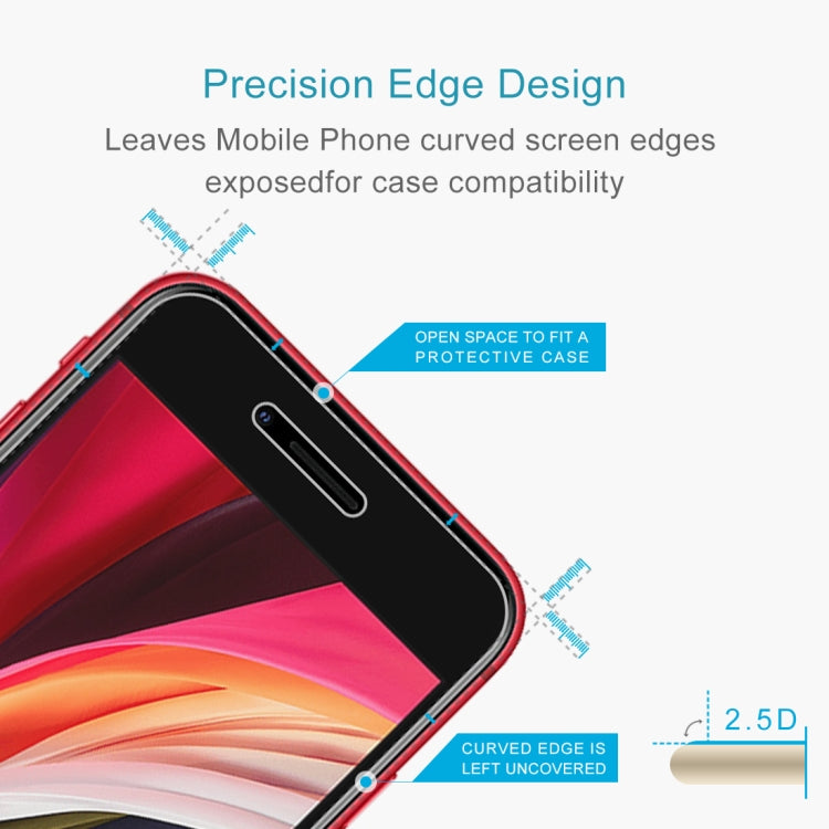 10 PCS for iPhone SE & 5 & 5S & 5C 0.26mm 9H Surface Hardness 2.5D Explosion-proof Tempered Glass Screen Film