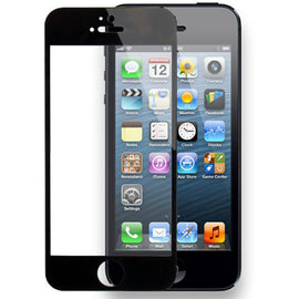Tempered Glass Protective Film for iPhone 5 & 5S & 5C, For iPhone 5 & 5S & 5C Black (1 PC)