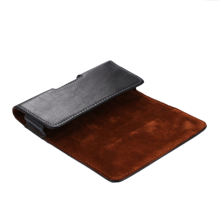 Crazy Horse Texture Vertical Flip Genuine Leather Case / Waist Bag with Back Splint for iPhone 4S / 5 / 5S / 5C