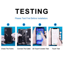 Load image into Gallery viewer, LCD Screen with Frame for iPhone 5, 3 in 1 for i5 Black