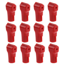 Load image into Gallery viewer, 12 PCS Red ABS Display Hook / Security Lock Hook, 5.0mm Lock Hook Red, 6.0mm Lock Hook Red