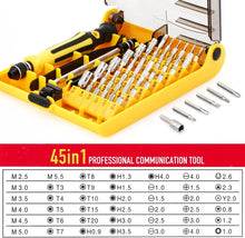 Load image into Gallery viewer, 6089, 45 in 1 Screwdriver Repair Tool Set
