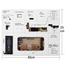 Load image into Gallery viewer, Magnetic Project Mat for iPhone / Samsung Repairing Tools, Size: 30cmx 25cm