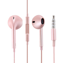 Load image into Gallery viewer, EarPods Wired Headphones Earbuds with Wired Control &amp; Mic, White, Rose Gold, Red, Blue, Black, Green, Orange, Magenta