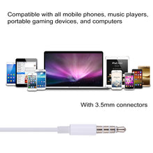 Load image into Gallery viewer, EarPods Wired Headphones Earbuds with Wired Control &amp; Mic, White, Rose Gold, Red, Blue, Black, Green, Orange, Magenta