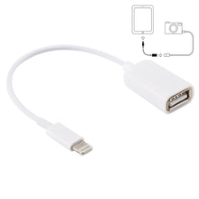 Load image into Gallery viewer, USB Female to 8pin Male OTG Adapter Cable, Support iOS 10.2 and Below, Length: 18cm