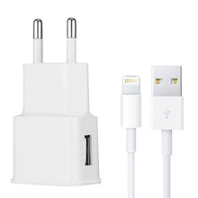 Load image into Gallery viewer, Charger Sync Cable + EU Plug Travel Charger