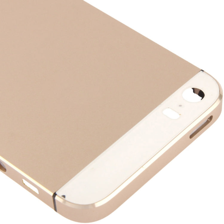 Full Housing Alloy  Back Cover with Mute Button + Power Button + Volume Button + Nano SIM Card Tray for iPhone 5S