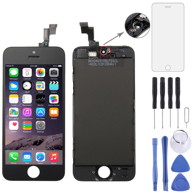 Digitizer Assembly (Original LCD + Frame + Touch Panel) for iPhone 5S, For iPhone 5S Black, For iPhone 5S White