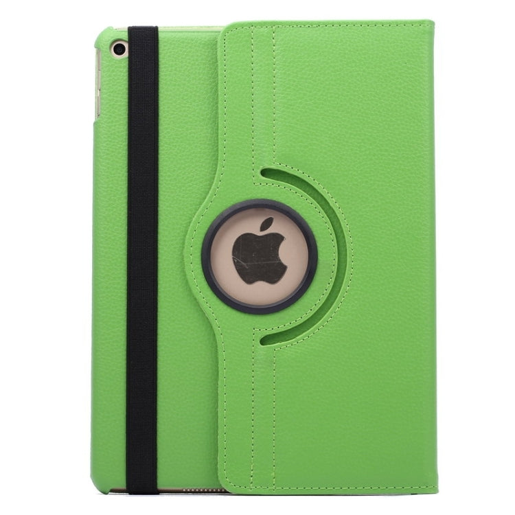 360 Degree Rotation Litchi Texture Flip Leather Case with 2 Gears Holder for iPad Air 2