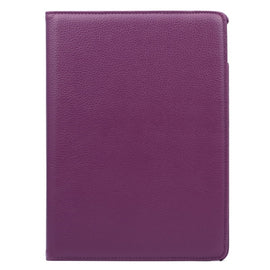 360 Degree Rotation Litchi Texture Flip Leather Case with 2 Gears Holder for iPad Air 2, For iPad Air 2