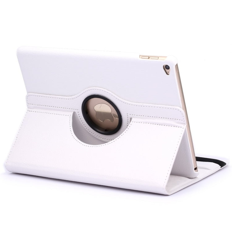 360 Degree Rotation Litchi Texture Flip Leather Case with 2 Gears Holder for iPad Air 2