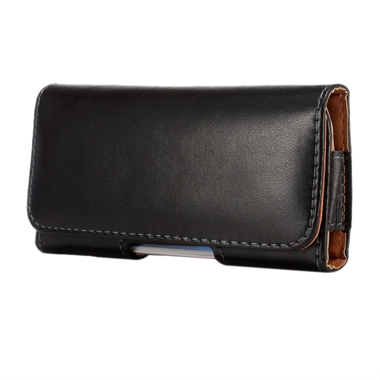 Horizontal Style Lamb Skin Texture Waist Bag with Back Splint for iPhone 6 / Galaxy S4 / S3