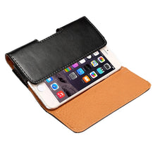 Load image into Gallery viewer, Horizontal Style Lamb Skin Texture Waist Bag with Back Splint for iPhone 6 / Galaxy S4 / S3